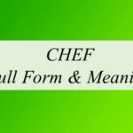 chef full form